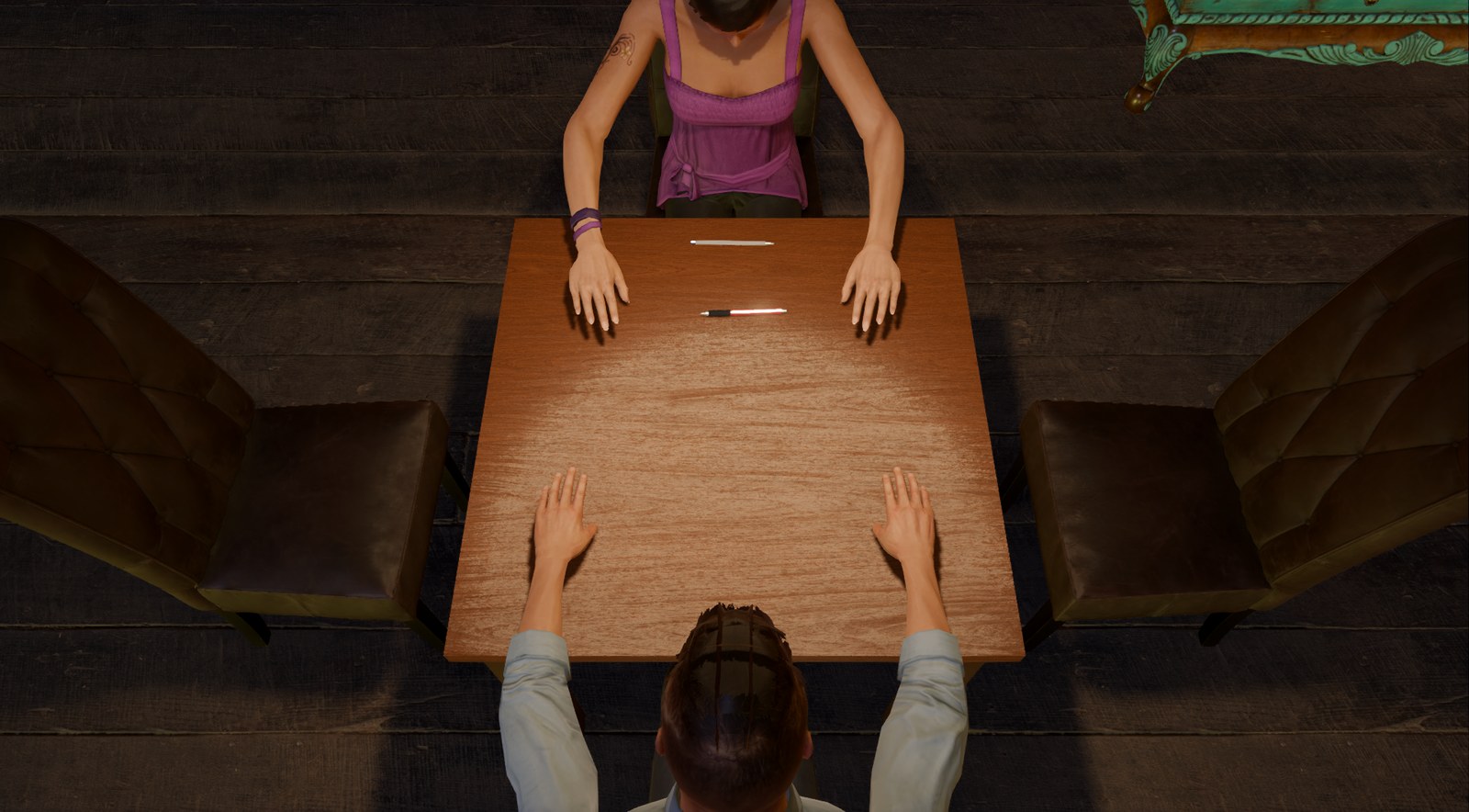 Head to head in the cafe