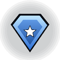 Diamond rank emblem